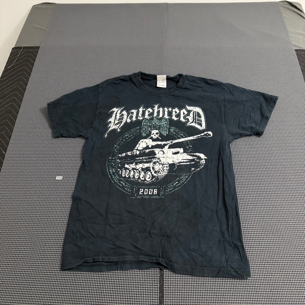 Hatebreed Vengeance Is Born 2008 Band T-Shirt Mens Medium Black Tank Graphic - Picture 1 of 8